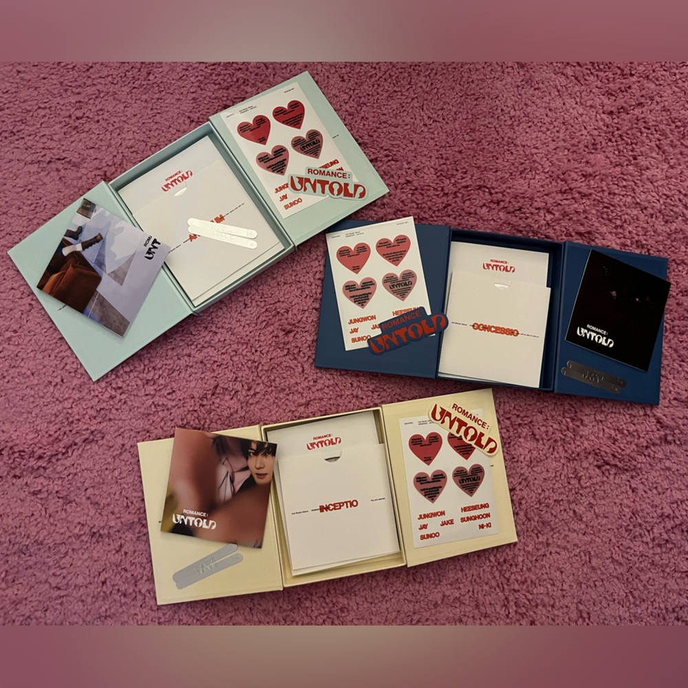 ENHYPEN Romance Untold Albums [ALL INCLUSIONS SHOWN]
